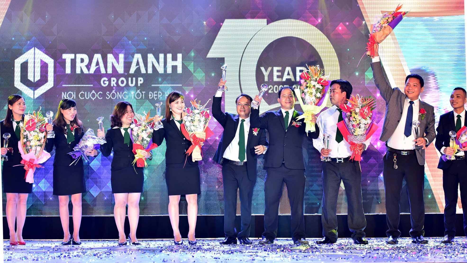 Tập đoàn Trần Anh trong buổi lễ kỉ niệm 10 năm thành lập Công ty