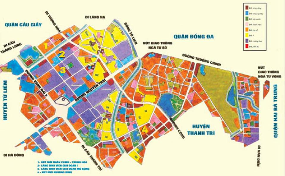 Các loại đất trong quy hoạch đô thị - 3