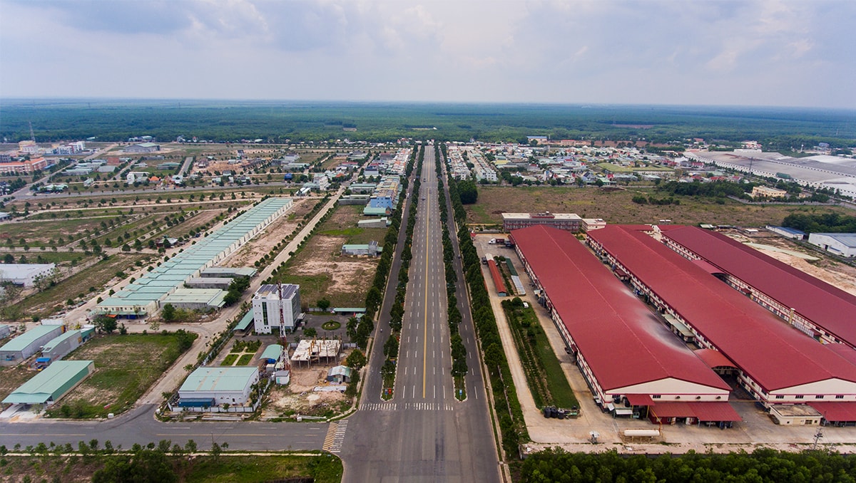 Toàn cảnh khu công nghiệp Bàu Bàng