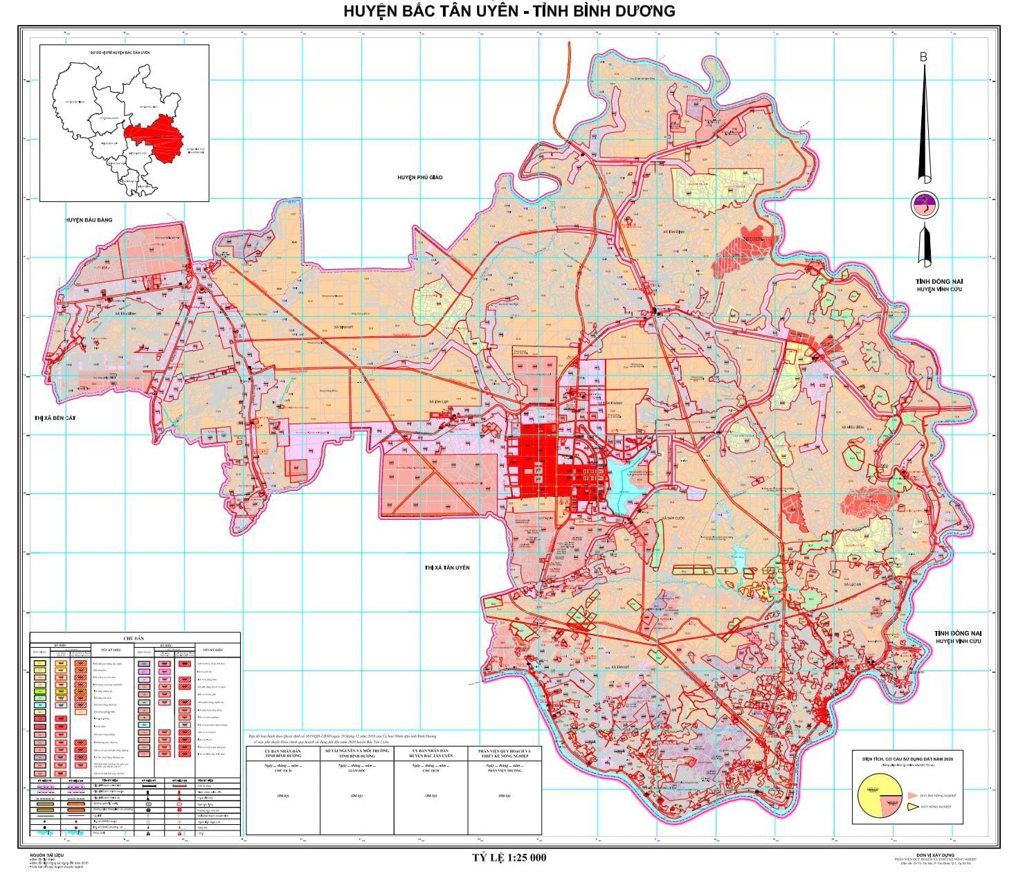 Bản đồ quy hoạch Bắc Tân Uyên có những khu công nghiệp nào?