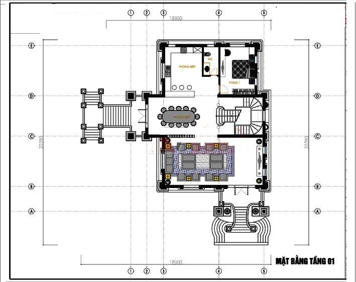 Mẫu thiết kế nhà vườn đẹp 3 tầng-15