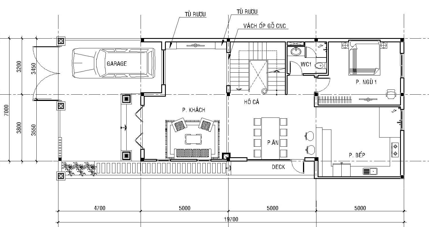 Mẫu thiết kế nhà vườn đẹp 3 tầng-23