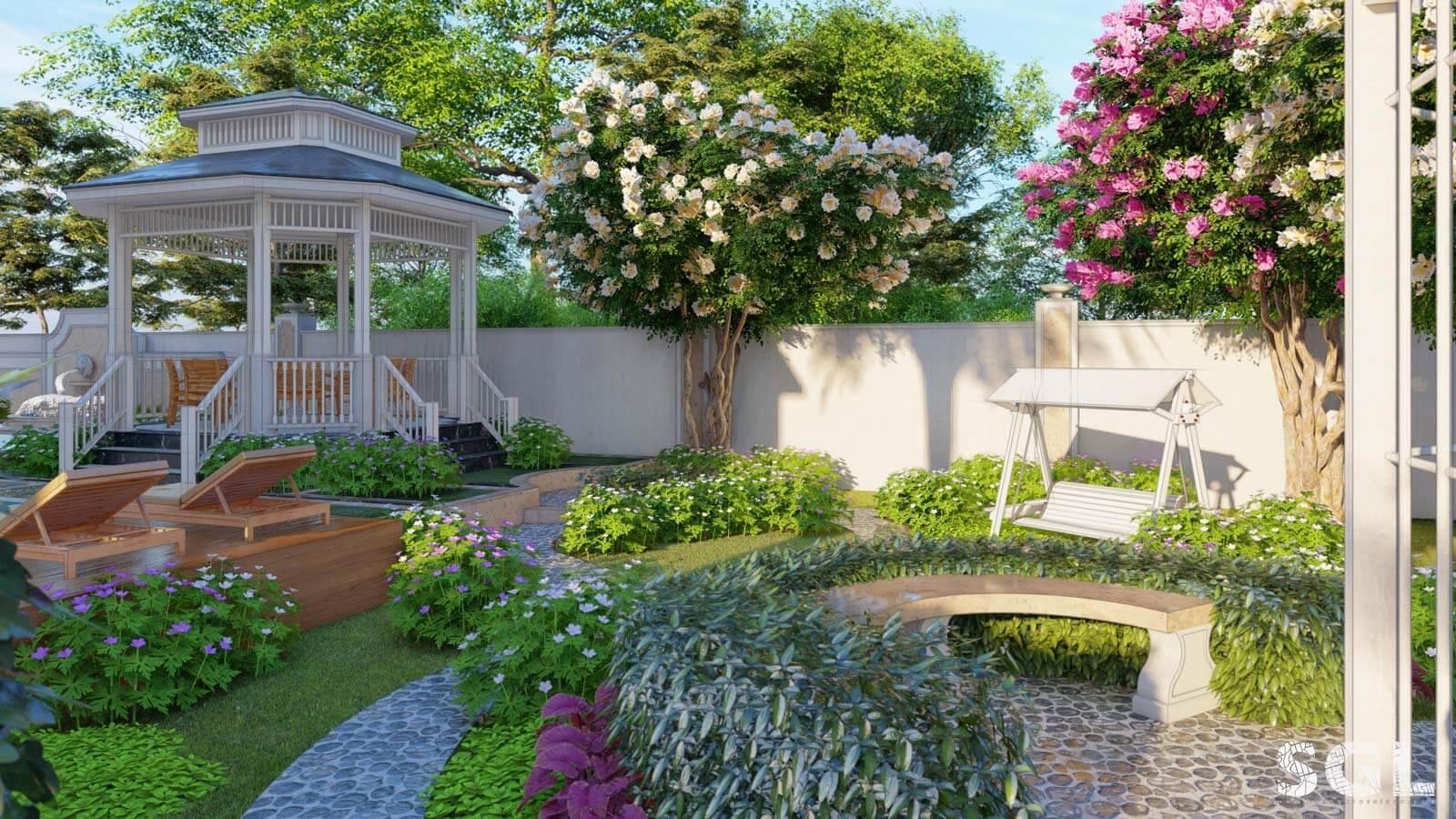 Bí quyết “vàng” để sở hữu không gian nhà vườn đẹp từ A - Z 4