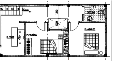 Nhà cấp 4 gác lửng đẹp 3 phòng ngủ-13