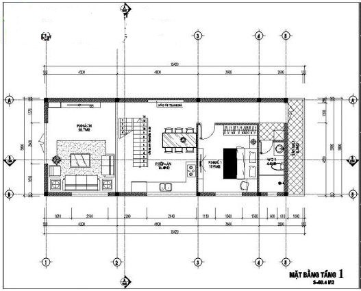 nhà gác lửng 7m-14