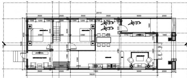 nhà gác lửng 7m-5