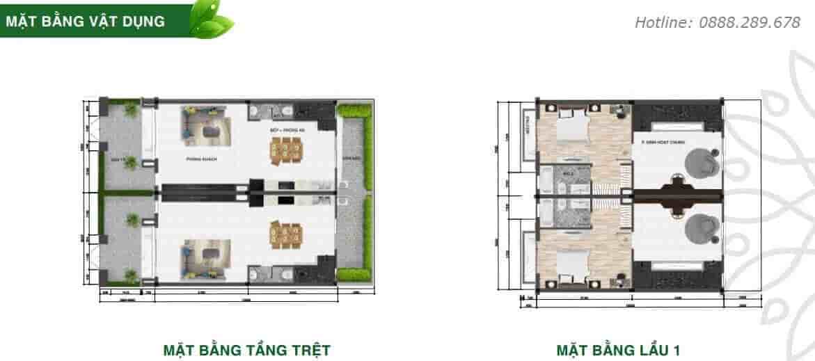 Mặt bằng tầng dự án Solar City Bến Lức