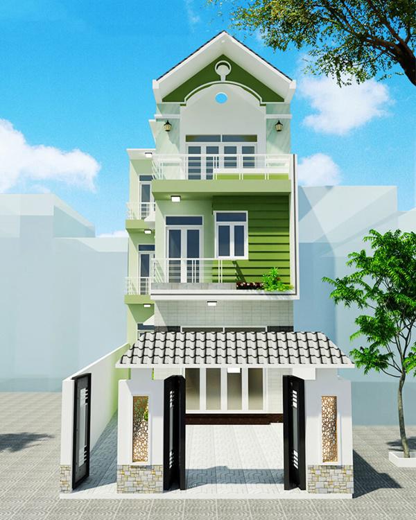 mẫu nhà ống 3 tầng đẹp 2021-9