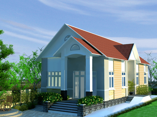 Nhà 1 tầng đẹp giá rẻ-4