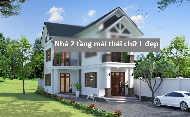 mẫu nhà 2 tầng chữ L đẹp 2021 8