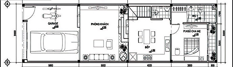 nhà 2 tầng có gara đêr xe 12