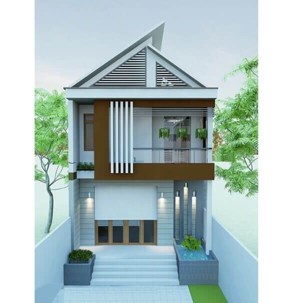 Nhà đẹp 2 tầng 30m2 8