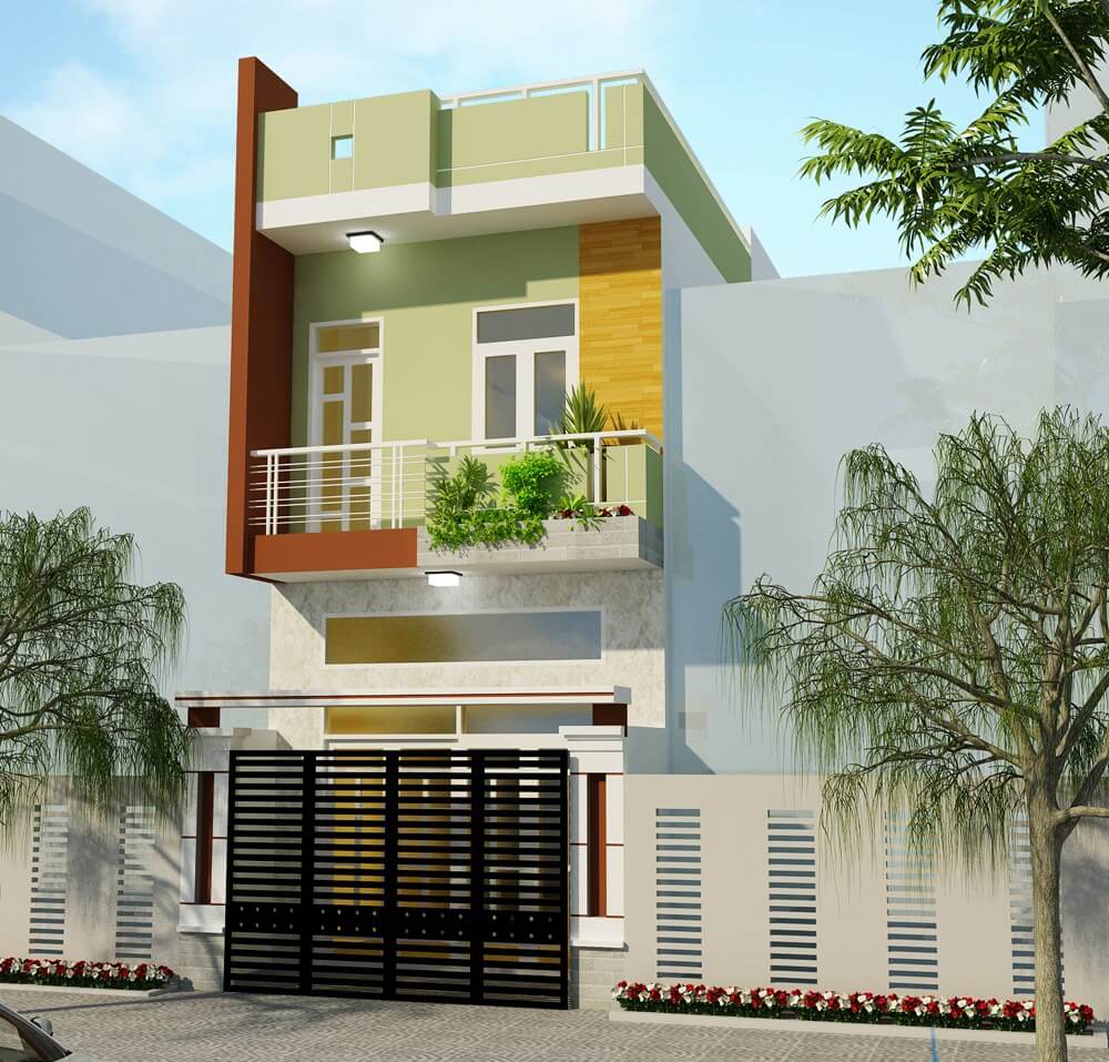 nhà 2 tầng 50m2 đẹp 2