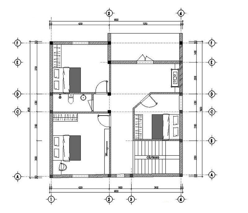 nhà 2 tầng 9m đẹp-22