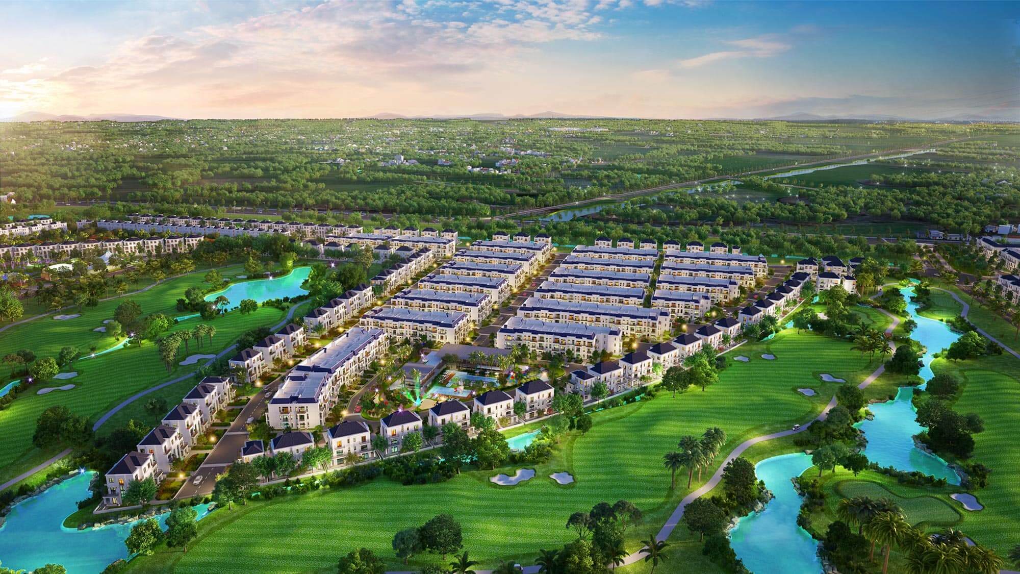 biệt thự sân golf West lakes 9