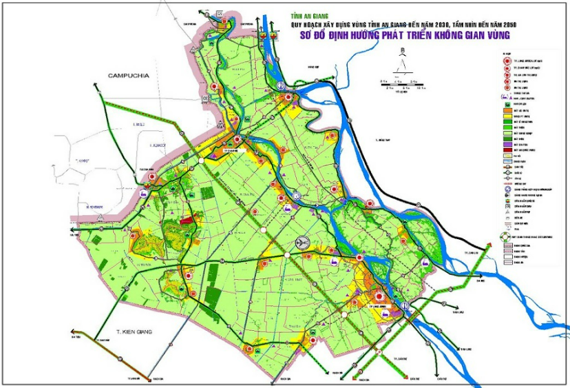 Thông tin về bản đồ quy hoạch đường vành đai tỉnh an giang Chi tiết và mới nhất