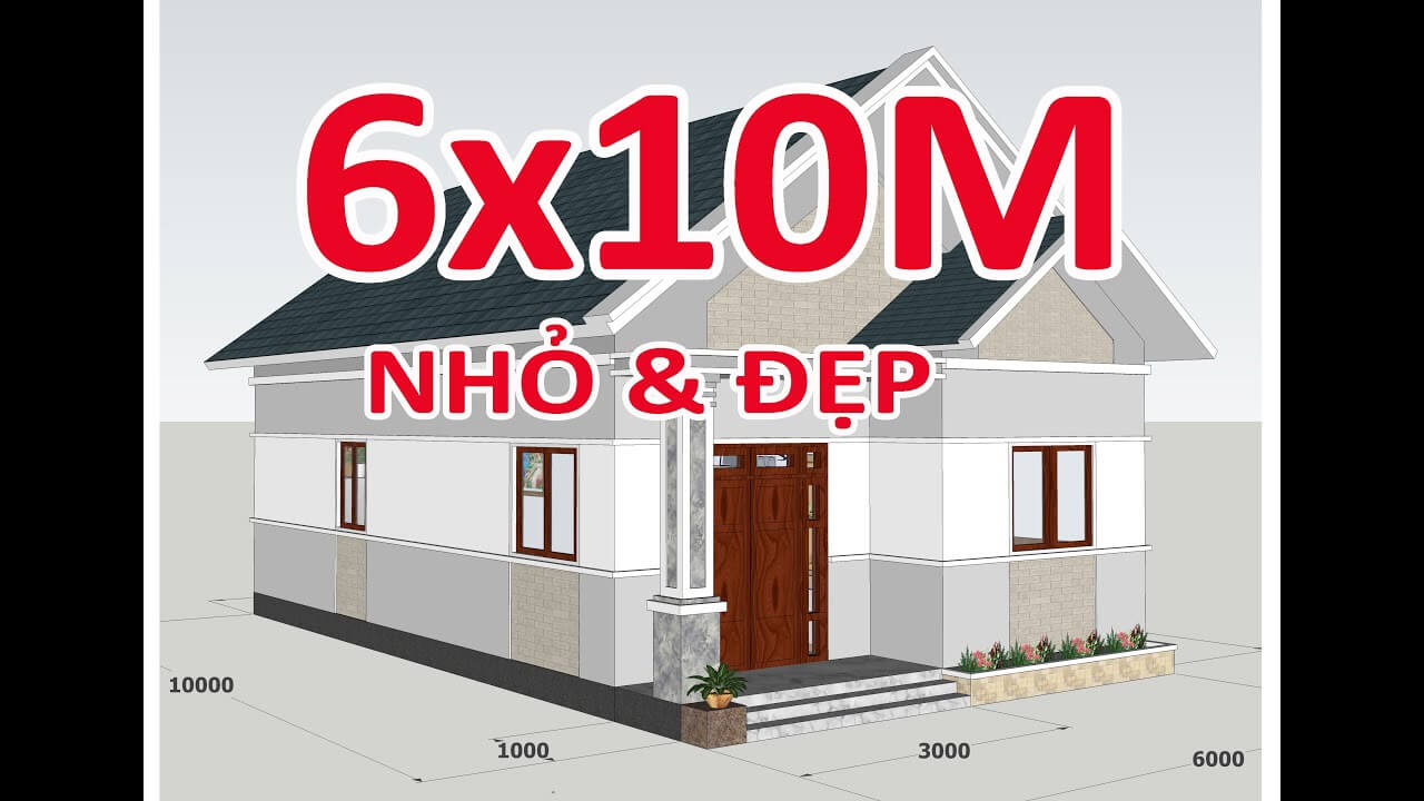 nhà cấp 4 diện tích 6x10m 4