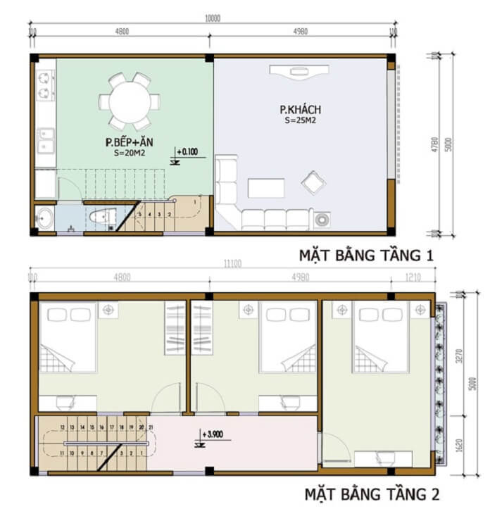 Bản vẽ nhà 5x10m 2