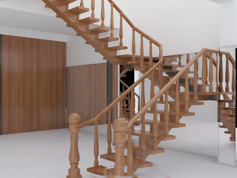 hình ảnh các mẫu cầu thang gỗ đẹp-7