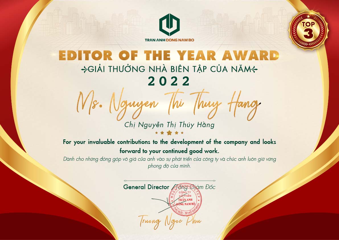 Top 3 BTV của năm - Nguyễn Hằng